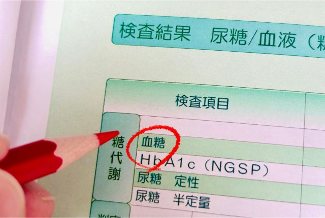 健康診断の結果用紙